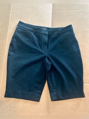 White House Black Market Vintage Bermuda Tailored Black Shorts